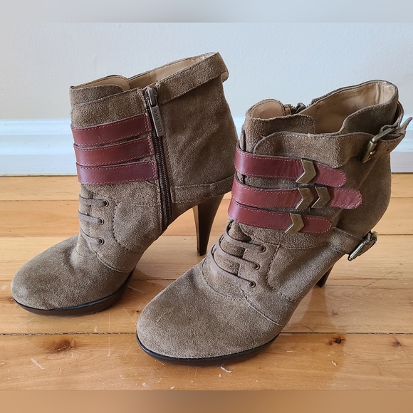 NEW! Nine West Military Ankle Boots (US7.5) - Picture 6 of 16
